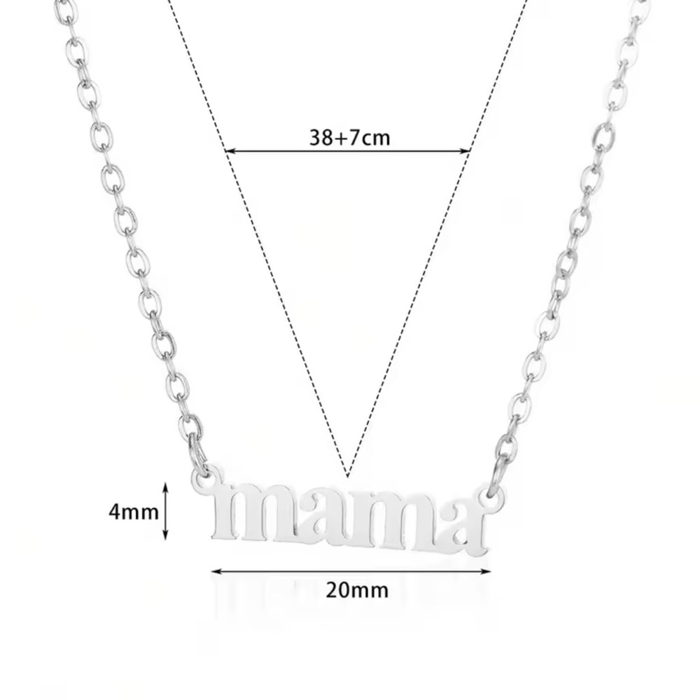 Mama Silver  'Mama' Necklace Jewelry - Picture 3 of 3